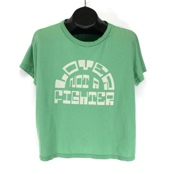 Mother The Lil Goodie Goodie Lover Not A Fighter Tee Women's XL Supima Cotton - Picture 1 of 13